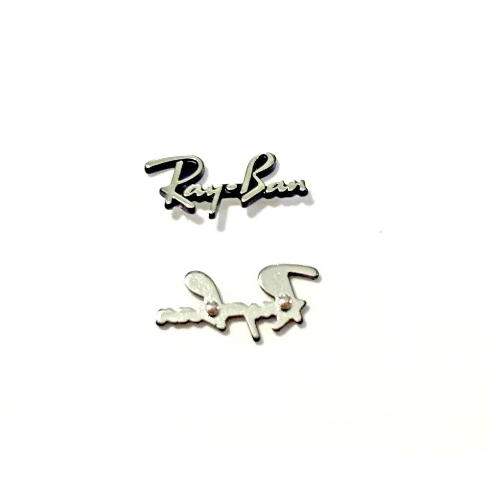Ray Ban RB2132 New Wayfarer RB4165 Justin Silver Replacement Side Icon Logo New